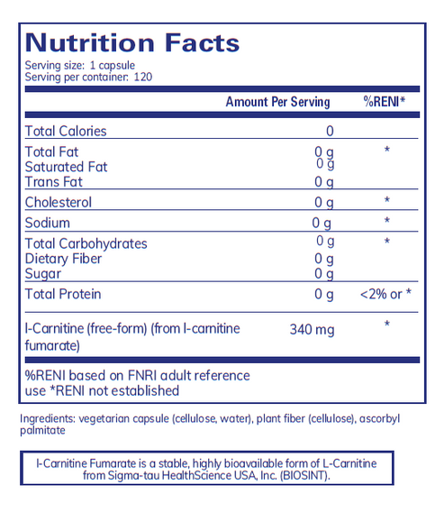 L-Carnitine Fumarate – Spectrum Innovations Inc